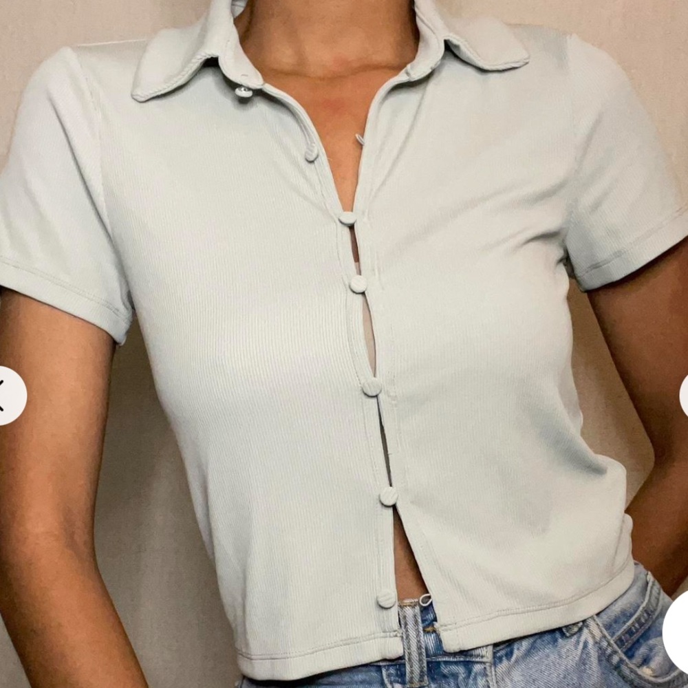 Abercrombie & Fitch Short Sleeve Blouse
